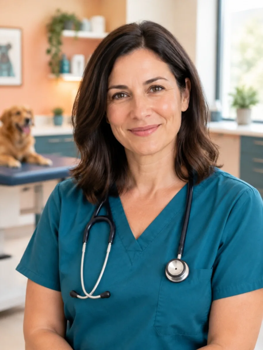 Retrato de Marta Elías, veterinaria